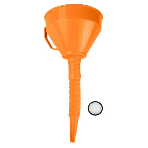 Long funnel with flexible end length 180 + 250  diameter 160 mm