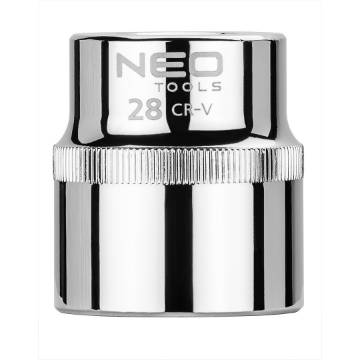 Socket 1/2", 28mm, 6 points, Superlock