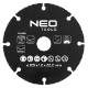 HM cutting disc for wood and plastics 125x22.2 mm
