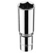 Long hexagonal socket 1/2", 19 mm