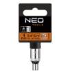 Socket 1/4", 4mm, superlock