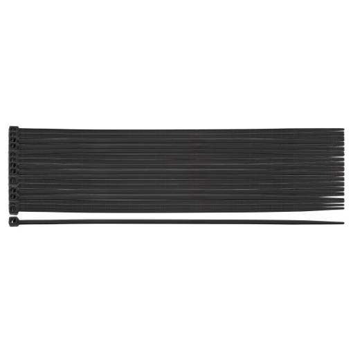 EXTREME cable ties 2.5 x 200 mm, black, 100 pcs