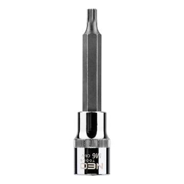 Spline bit on socket 1/2", M6 x 100 mm