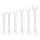 Combination wrenches 8-17 mm, set 6 pcs