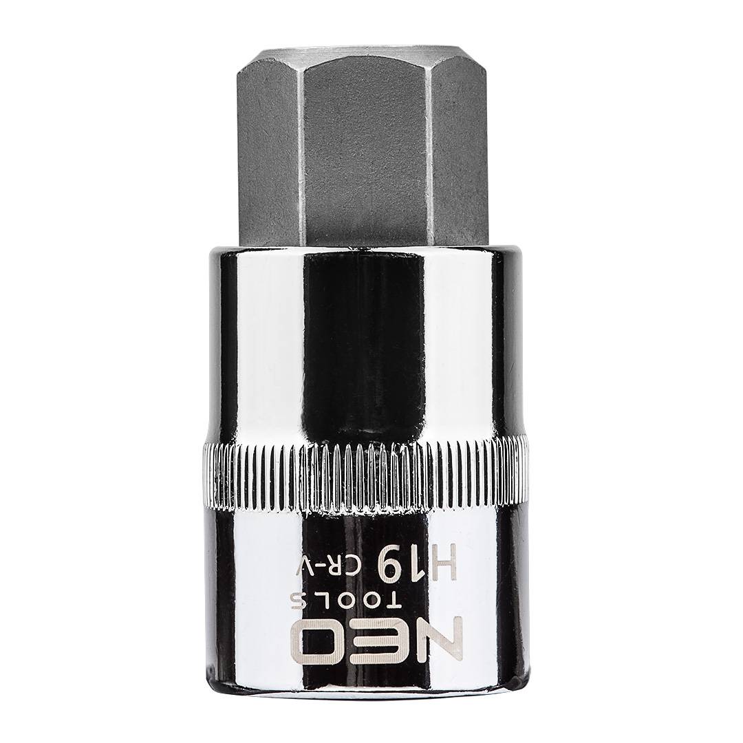 Socket bit hex 1/2'' H19, 55mm
