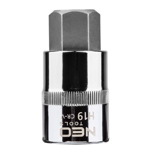 Socket bit hex 1/2'' H19, 55mm