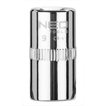 Socket 1/4", 9 mm, superlock