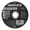 Cutting wheel, corundum for metal/INOX 125 x 1.0 x 22.2 mm, 41 A60-T-BF, carton 110 pieces