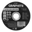 Cutting wheel, aluminium oxide for metal/INOX 115 x 1.0 x 22.2 mm, 41 A60-T-BF
