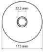 Cutting wheel, aluminium oxide for metal/INOX 115 x 1.0 x 22.2 mm, 41 A60-T-BF