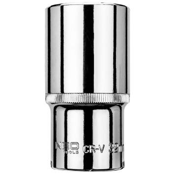 Long hexagonal socket 1/2", 32 mm