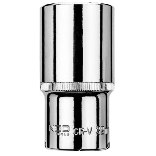 Long hexagonal socket 1/2", 32 mm