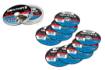 Cutting disc for metal 115 x 1.0 x 22.2 mm, 41 A60-T-BF, 10 pcs set