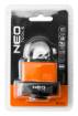 Waterproof padlock, laminated rubber cover. 40mm