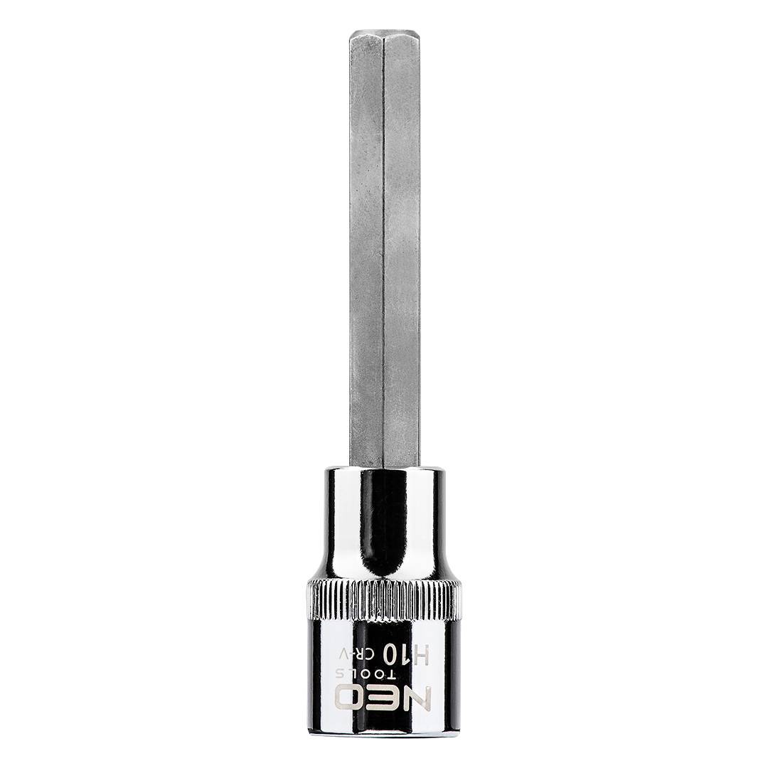 Socket bit hex 1/2'' H10, 100mm