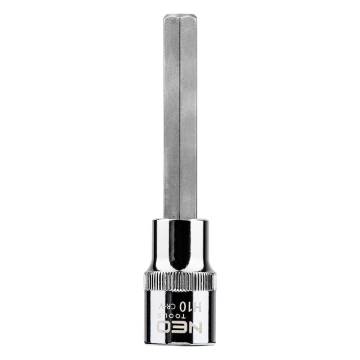 Socket bit hex 1/2'' H10, 100mm