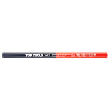 Double colour carpenter's pancil (navy blue - red)