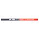 Double colour carpenter's pancil (navy blue - red)