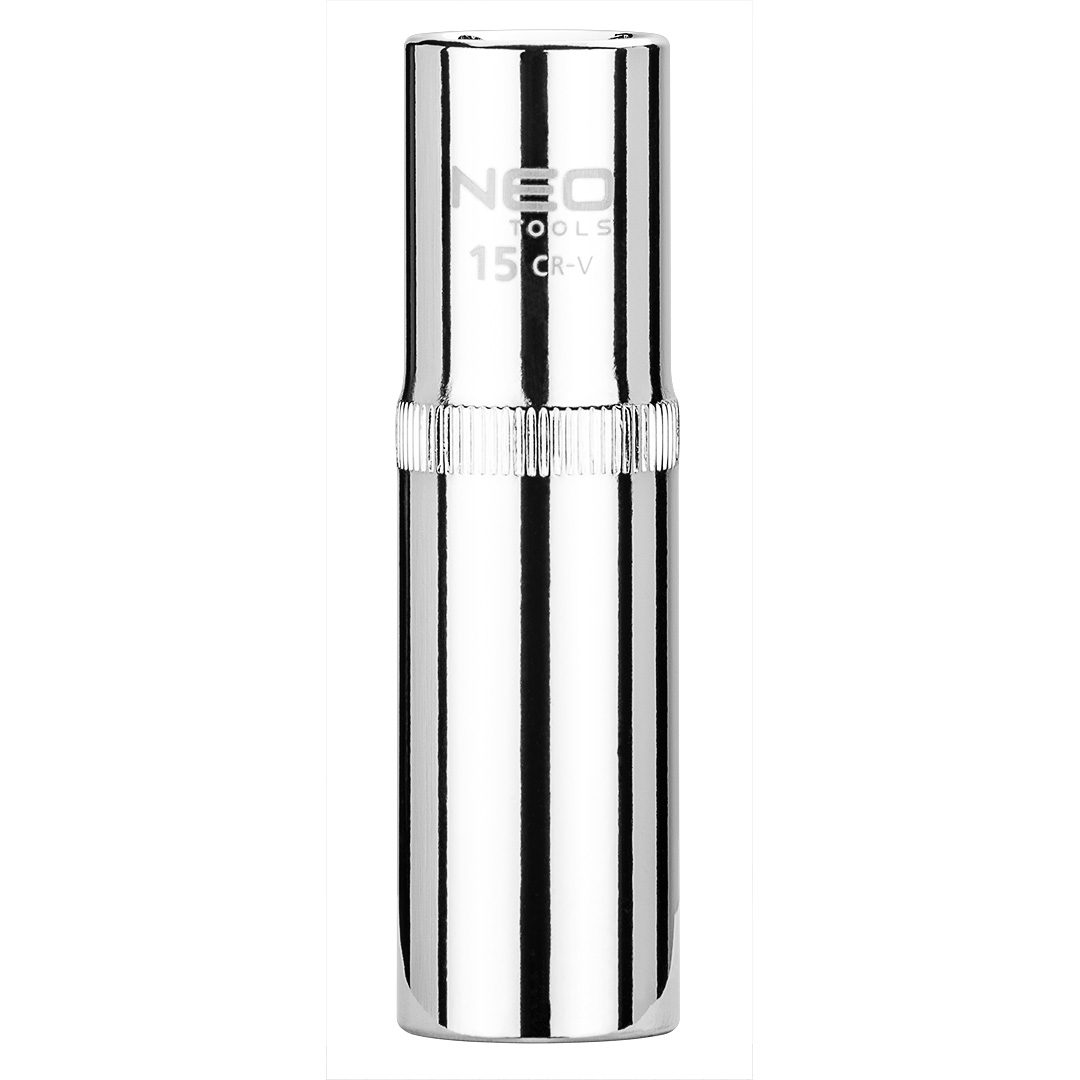 Long socket 1/2", 15 mm, 12 points