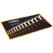 Double open wrenches 6-32 mm, set 12 pcs