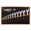 Double open wrenches 6-32 mm, set 12 pcs