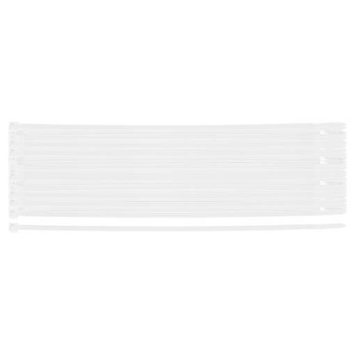 EXTREME cable ties 4.8 x 300 mm, white, 100 pcs