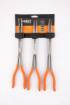 CRV double jointed pliers set of 3 pcs.