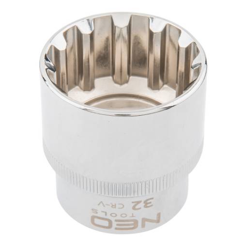 Spline socket 1/2", 32mm