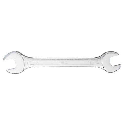 Double open wrench 18x19mm, CrV, DIN3110