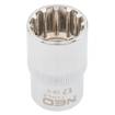 Spline socket 1/2", 17mm