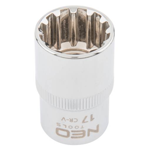 Spline socket 1/2", 17mm