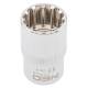 Spline socket 1/2", 17mm
