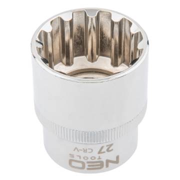 Spline socket 1/2", 27mm