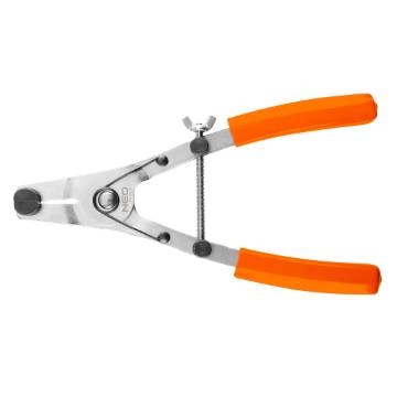 Pliers for extracting brake pistons