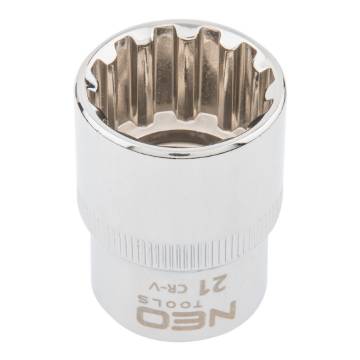 Spline socket 1/2", 21mm
