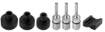 Chain crimping and uncrimping set