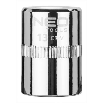 Socket 1/4", 13 mm, superlock