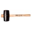 Rubber mallet 90mm/1200g, hickory wood handle