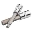 Hexagonal bits on socket 100 mm, set 9 pcs