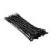 Cable ties 2.5 x 200 mm, black, 100 pcs