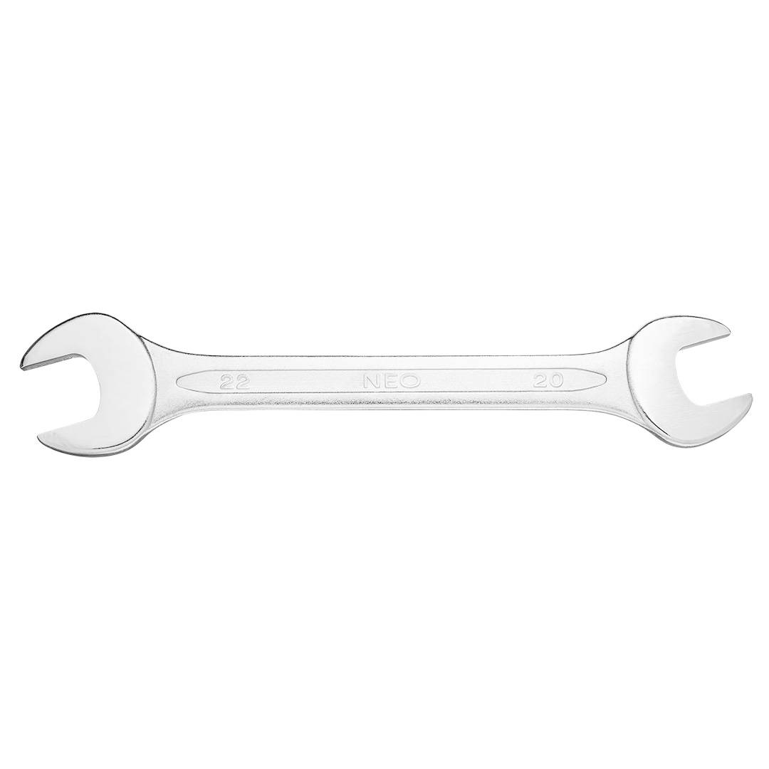 Double open wrench 20x22mm, CrV, DIN3110