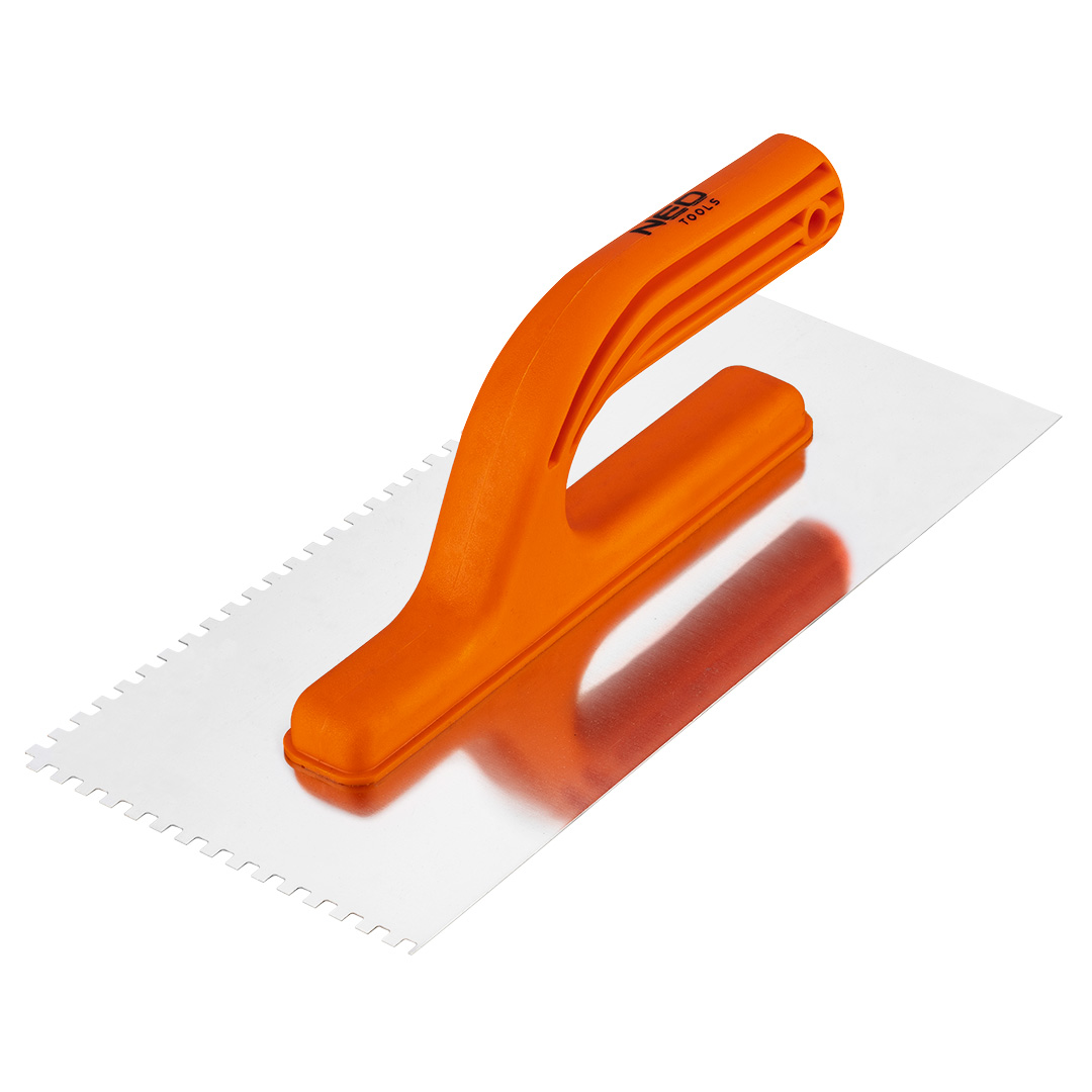 Notched float, 270 x 125 mm, 4 x 4 x 4 mm, plastic handle