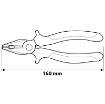 Combination pliers 160mm