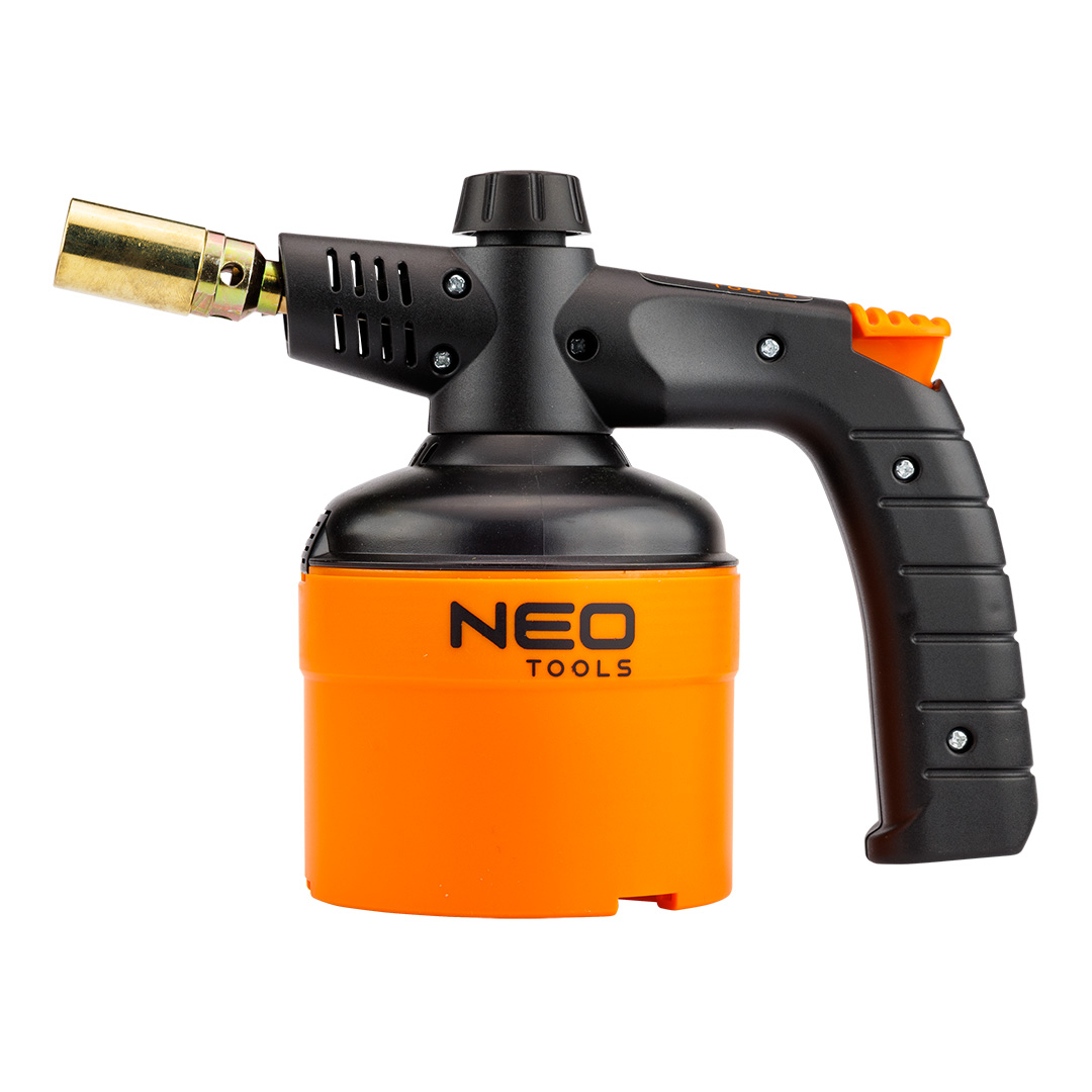 Gas soldering lamp with 190 g cartridges, piezo ignition