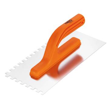 Notched float, 270 x 125 mm, 8 x 8 x 8 mm, plastic handle