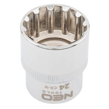 Spline socket 1/2", 24mm