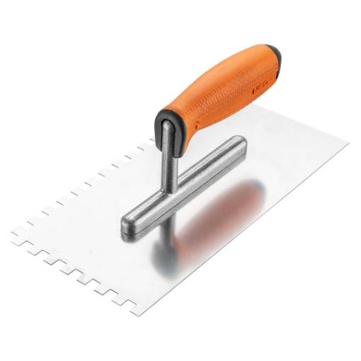 Notched float, 270 x 128 mm, 8 x 8 x 8 mm, bi-material handle