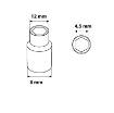 Hexagonal socket 1/4", 4.5 mm