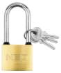 Padlock with long yoke 50 mm, 3 keys