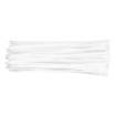 Cable ties 4.8 x 300 mm, white, 75 pcs